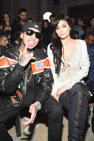 Kylie Jenner Tyga Philipp Plein Fall Winter 2017