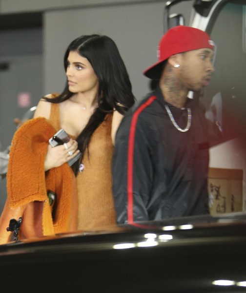 Kylie Jenner Tyga Westfield Topanga 2016