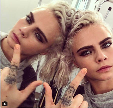 cara delevigne tatuaje