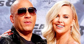 Charlize Theron habla del beso con Vin Diesel. Shut up!