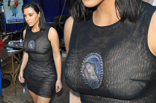 kim kardashian virgen maria dress