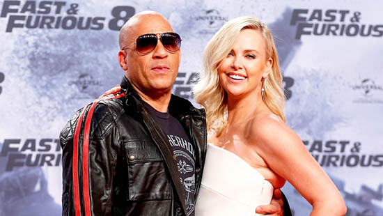 vin diesel charlize theron