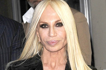 DONATELLA VERSACE FACE