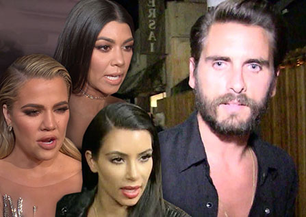 Scott kourtney kardashian kim khloe tmz