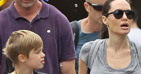 Angelina Jolie celebra cumpleaños 11 de Shiloh en Disneyland