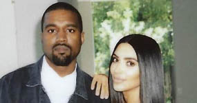 Kim Kardashian y Kanye West tomándose un break!