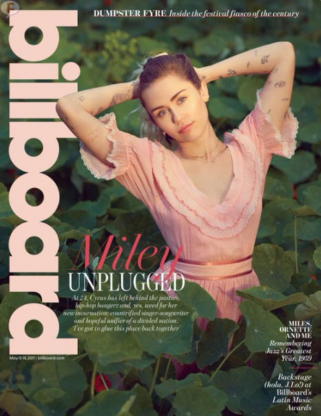 miley cyrus billboard cover