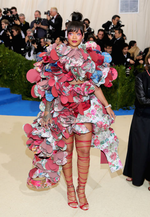 rihanna met gala dress 2017