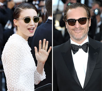 rooney mara joaquin phoenix happy