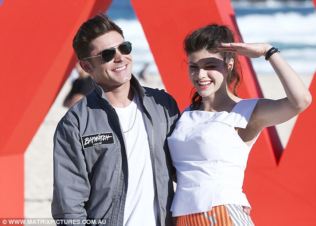 zac efron alex daddario baywatch