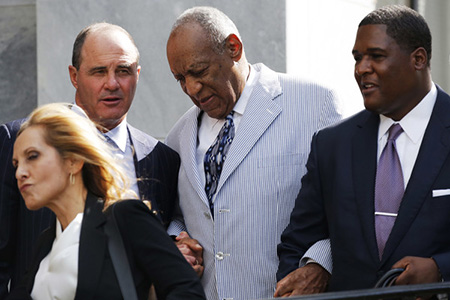 Bill Cosby Comedian Bill Cosby Leaves Court