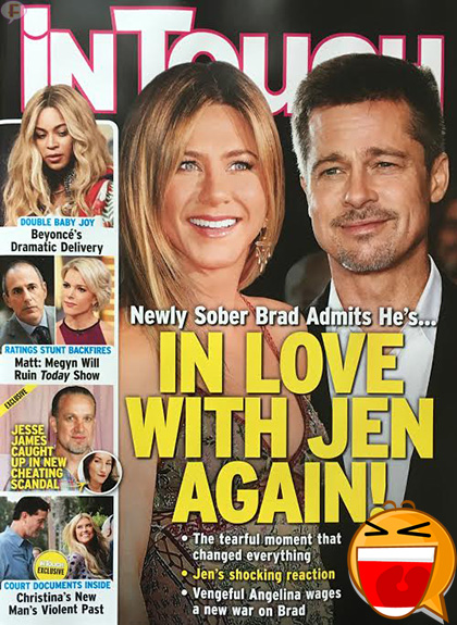 Brad Pitt Jennifer Aniston Love Again intouch