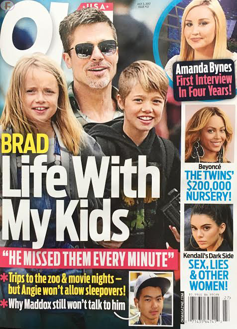 Brad Pitt Life Kids OK cover