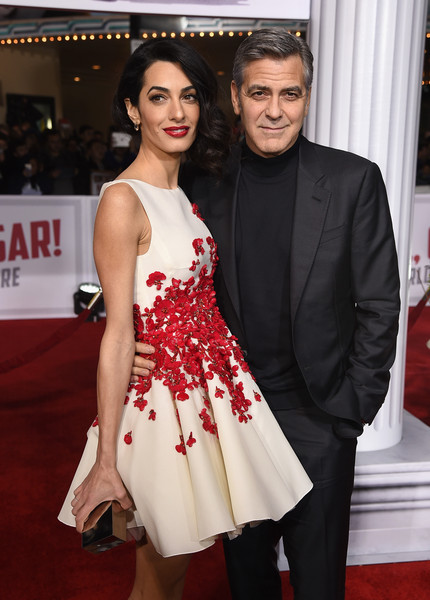 George clooney Amal Hail Caesar Arrivals