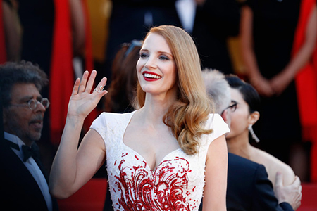 Jessica Chastain Closing Ceremony Red carpet Cannes