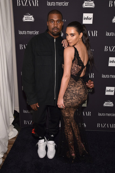 Kanye West Kim Kardashian Harper Bazaar Celebrates 2016