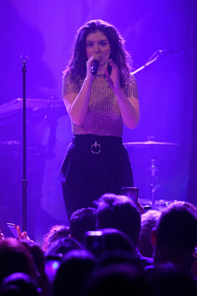 Lorde Performs SiriusXM BoweryBallroom