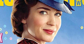 Emily Blunt como Mary Poppins (Entertainment Weekly)