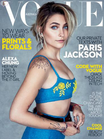 paris jackson vogue australia