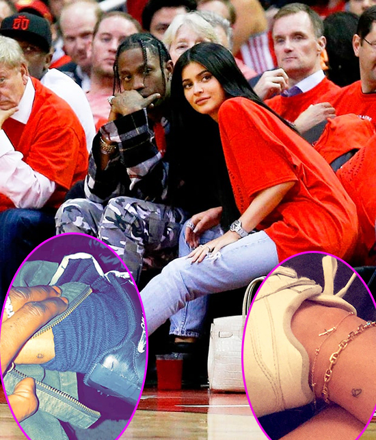 travis scott kylie jenner zoom tattoos