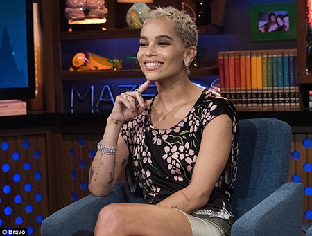 zoe kravitz wwhl