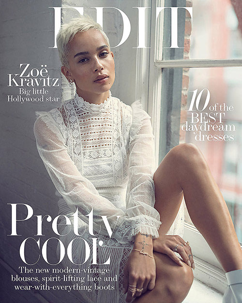 zoe kravitz the edit cover