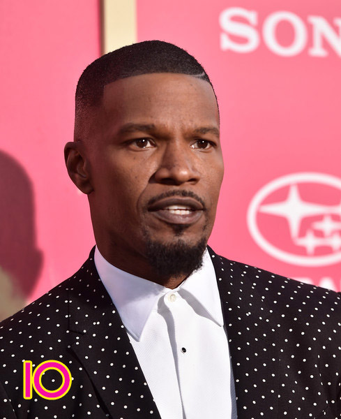 Jamie Foxx Premiere Sony Pictures Baby Driver