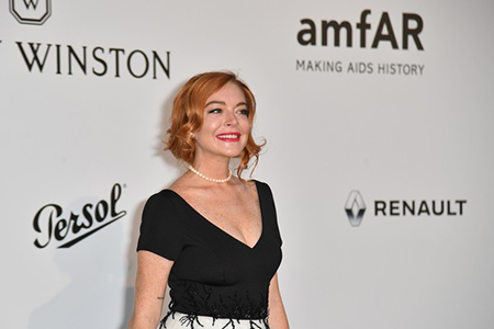 amfAR Gala Cannes 2017 Lindsay Lohan
