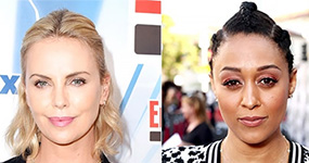 Charlize Theron habla del problema con Tia Mowry. LOL!