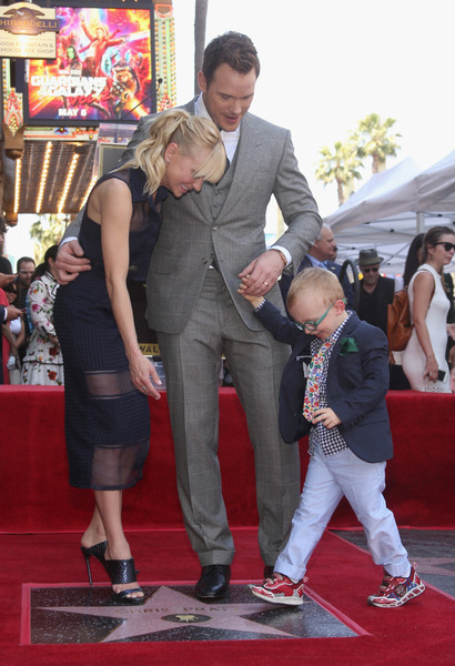 Chris Pratt Walk Fame Star Ceremony