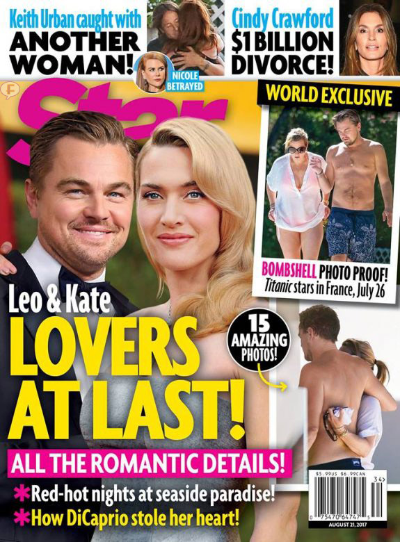 Leonardo DiCaprio Kate Winslet Lovers Romance star