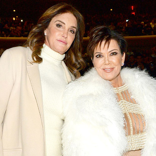 caitlyn jenner kris jenner smiling