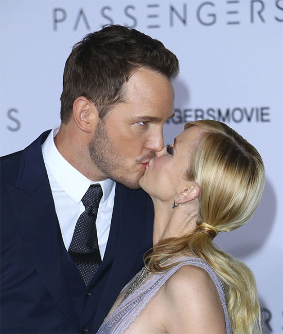 chris pratt anna faris passengers premier