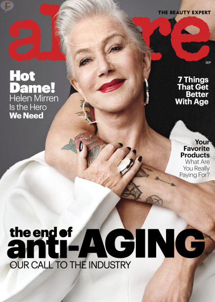 helen mirren allure cover