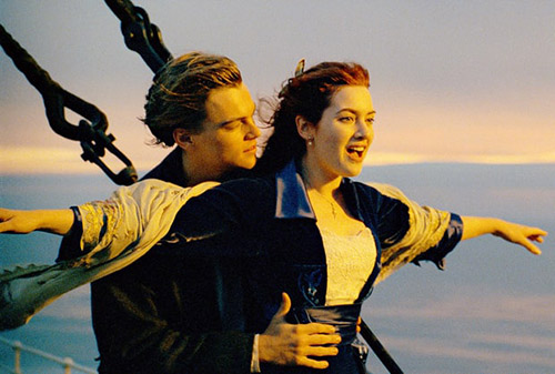 leonardo dicaprio kate winslet titanic