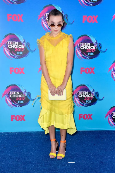 milly bobby brown teen choice 2017