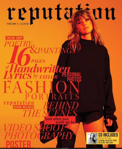 taylor swift reputation vol 1 cover