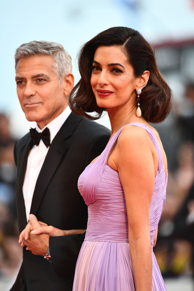 George Clooney Amal Clooney Suburbicon Premiere