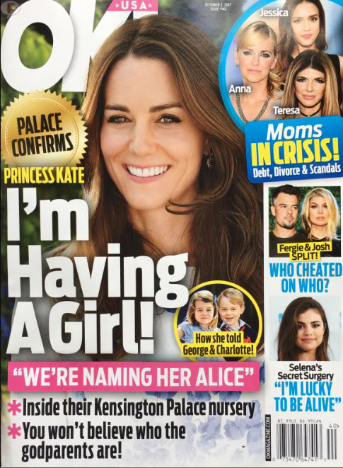Kate Middleton Girl Palace Confirms baby girl ok
