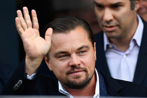 Leonardo Di Caprio Lunch event