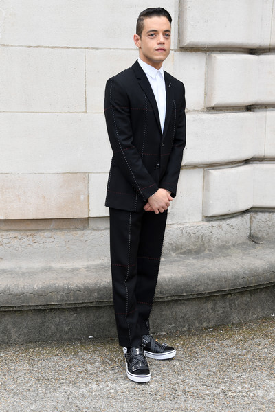 Rami Malek Dior Homme Front Row Paris Fashion