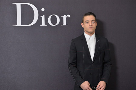 Rami Malek Dior Homme Photocall Paris