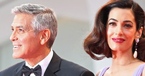 George y Amal Clooney no querian nombres ridiculos de Hollywood