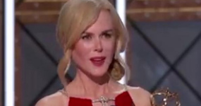 Nicole Kidman criticada por discurso en los Emmys WTF?