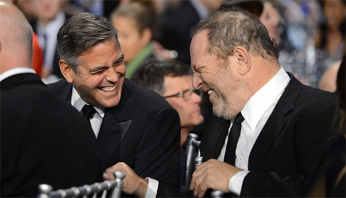 george clooney harvey weinstein event