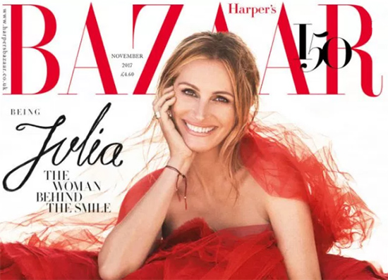 julia roberts harpers bazaar nov 2017