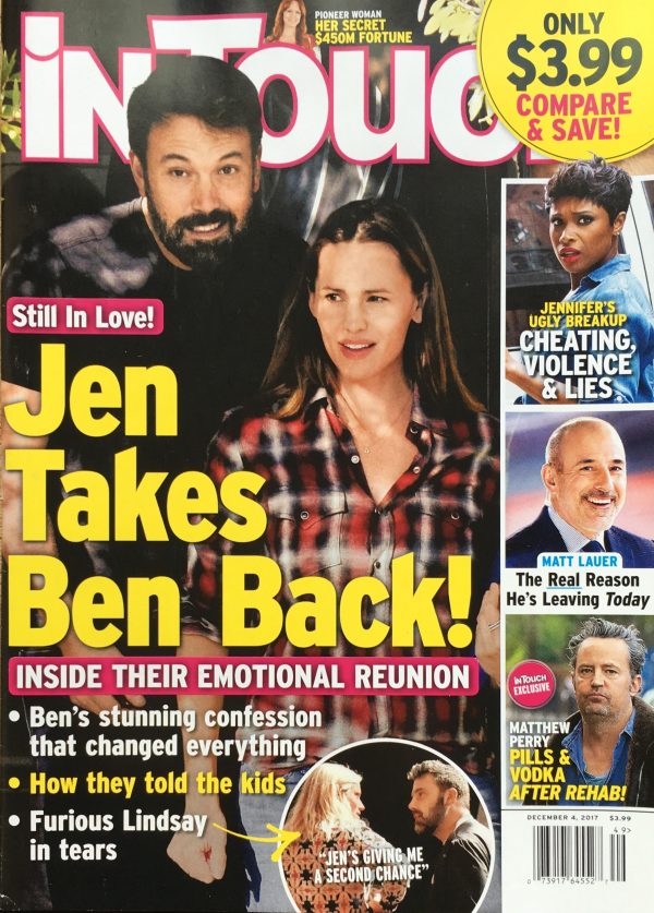 Ben Affleck Jennifer Garner Back Together InTouch