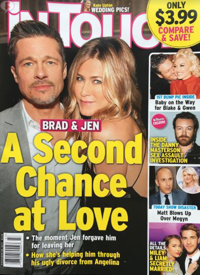 Brad Pitt Jennifer Aniston Second Chance Love intouch