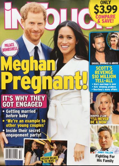 Meghan Markle Pregnant In Touch