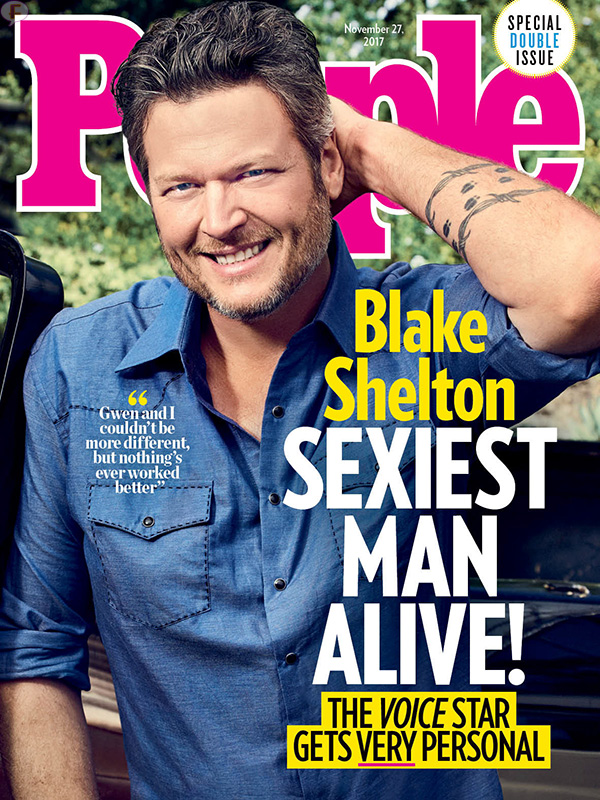 blake shelton sexiest man alive promo cover